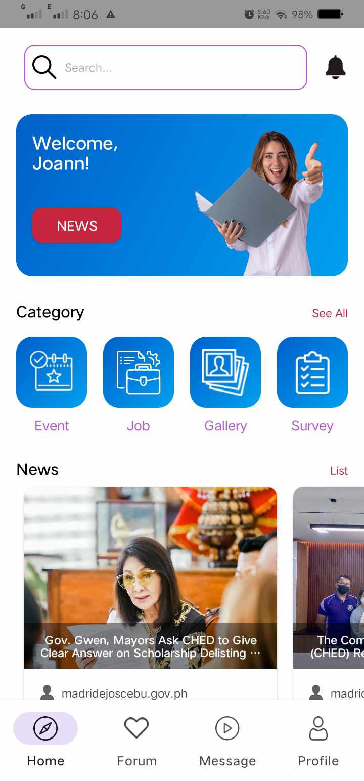 Mobile App Preview